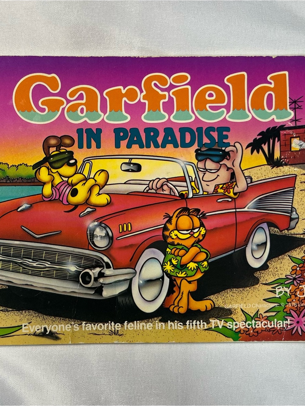 Vintage 1986 Garfield in Paradise Jim Davis Paperback Comic Strip Book VTG